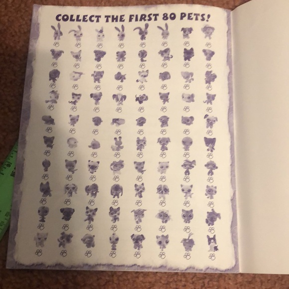 Vintage Scholastic🥳HP🥳Littlest Pet Shop The Official Collectors Sticker Book - Picture 10 of 10